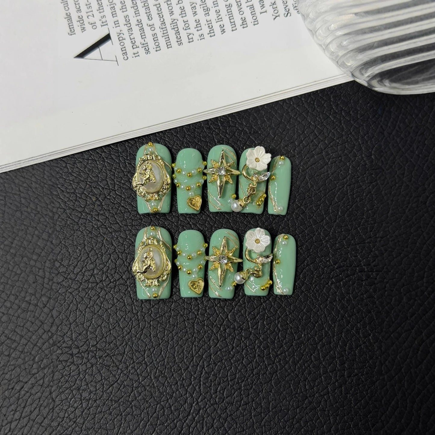 10pcs Flower Nails