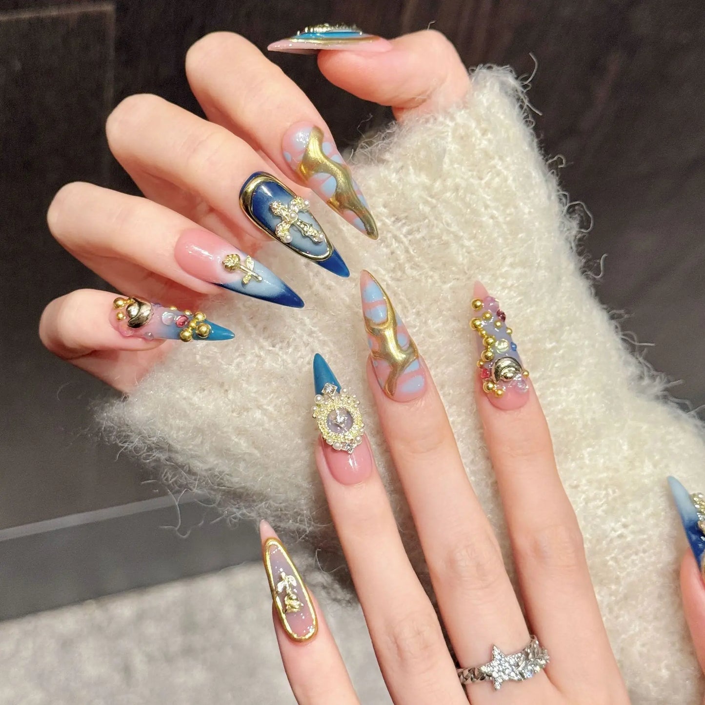 10PCS  Handmade Nails