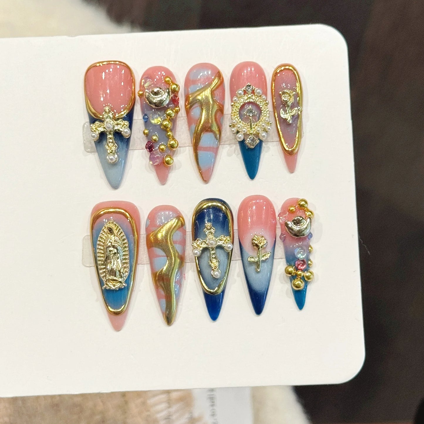 10PCS  Handmade Nails