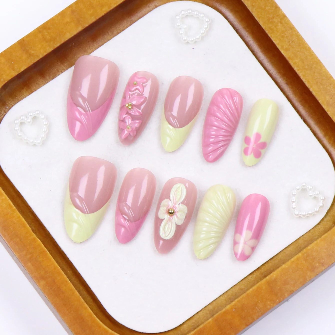 10PCS Almond Nail