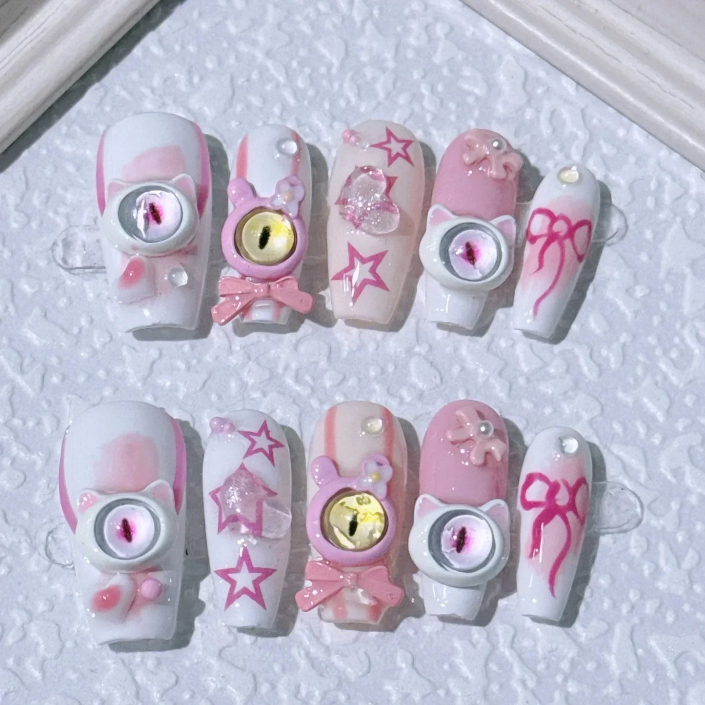 10Pcs Stars Nails