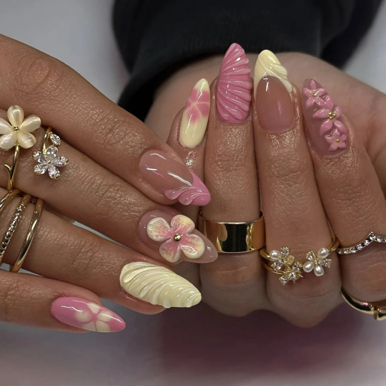 10PCS Almond Nail