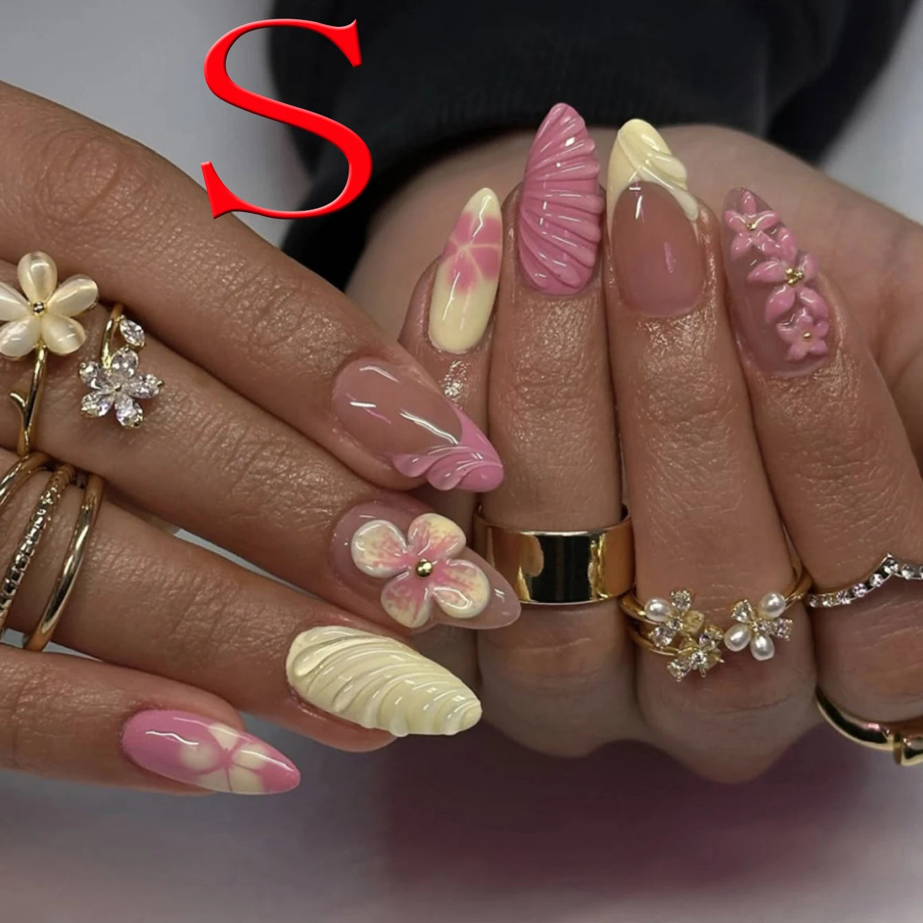 10PCS Almond Nail
