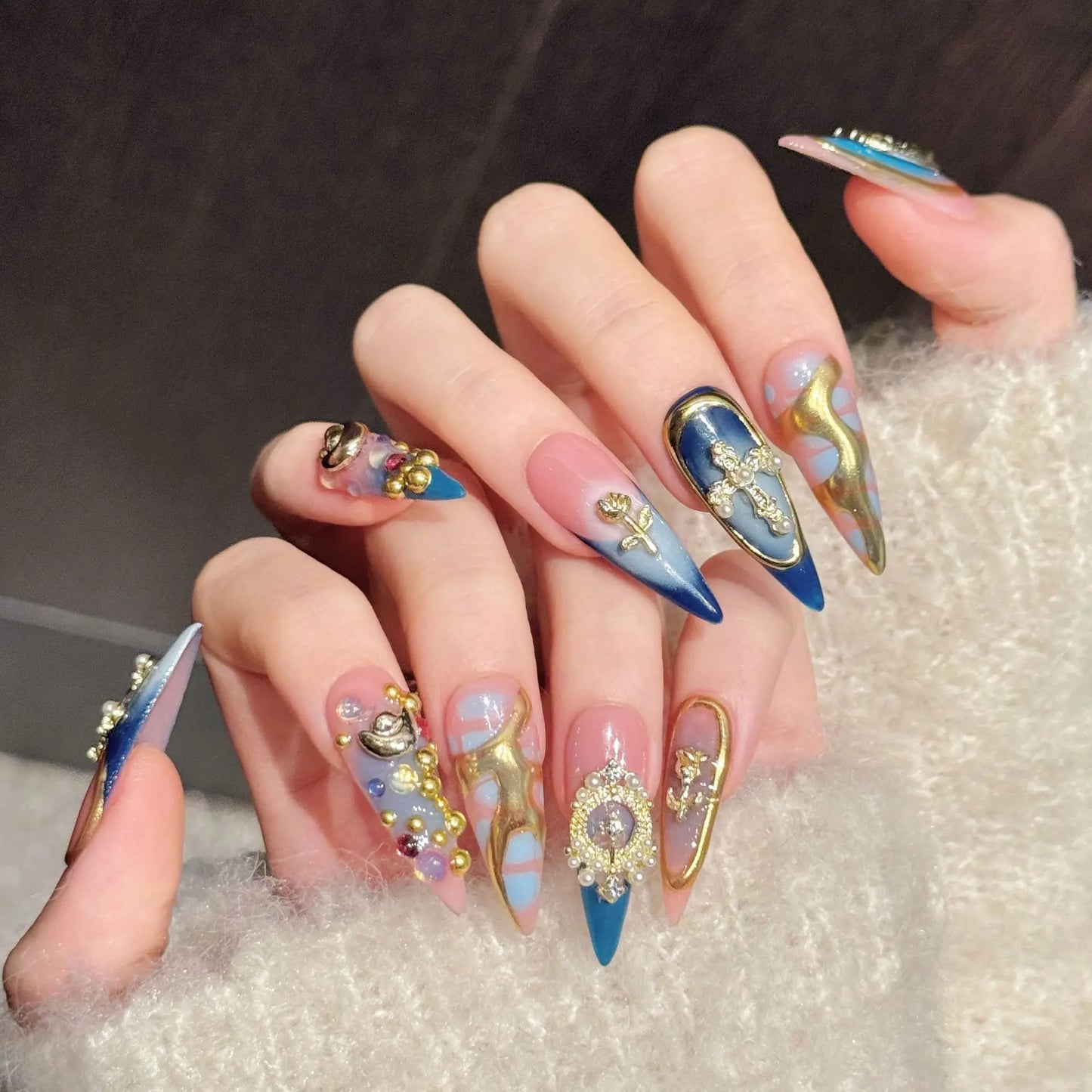 10PCS  Handmade Nails