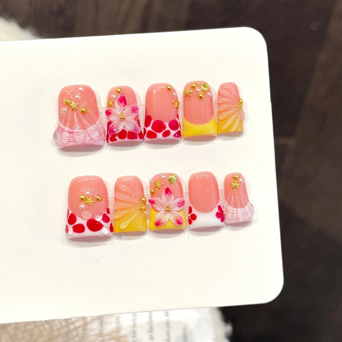 10p French Artificial Nails