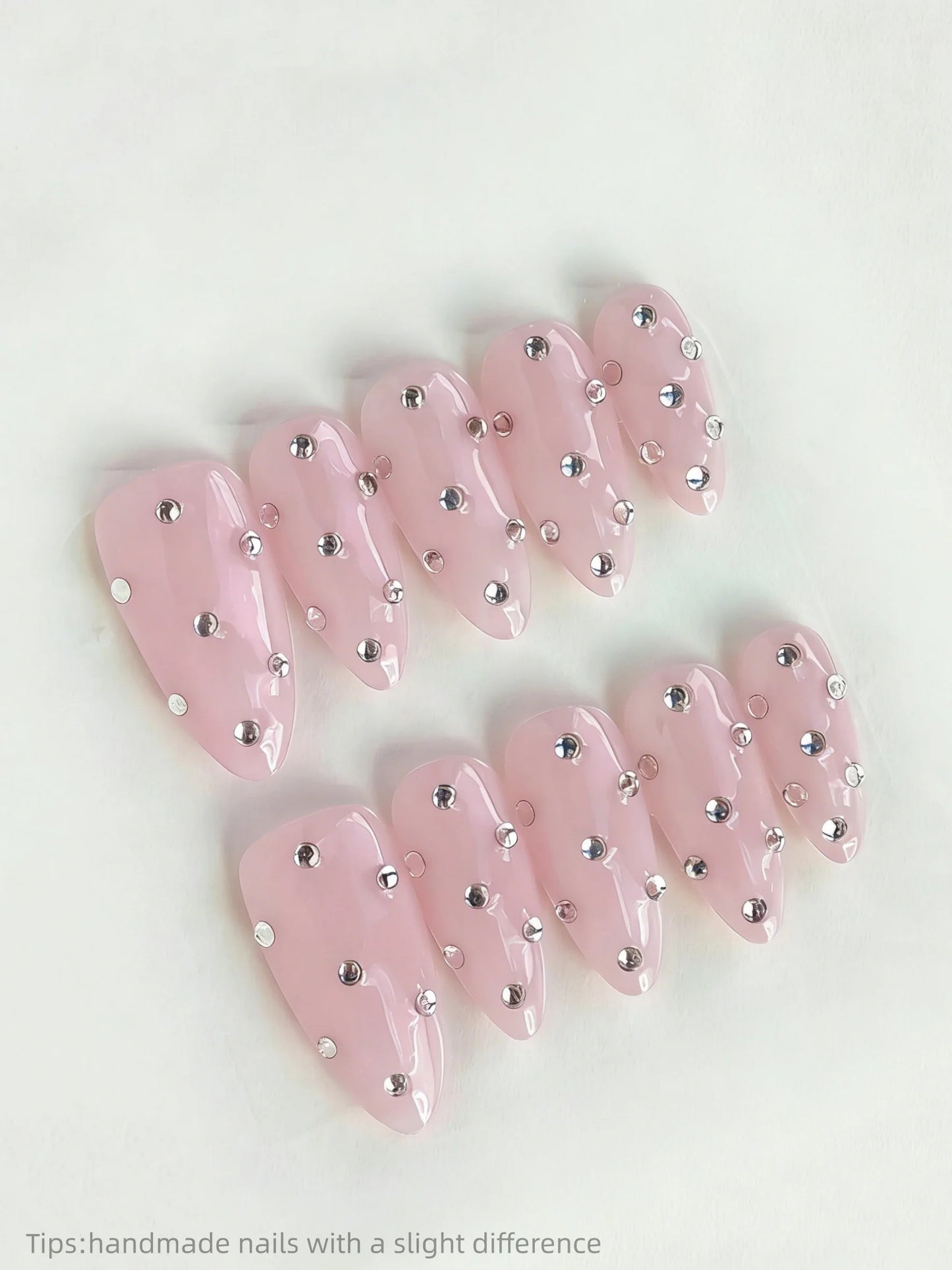 10pcs ,Cute,Polka Dot Nails