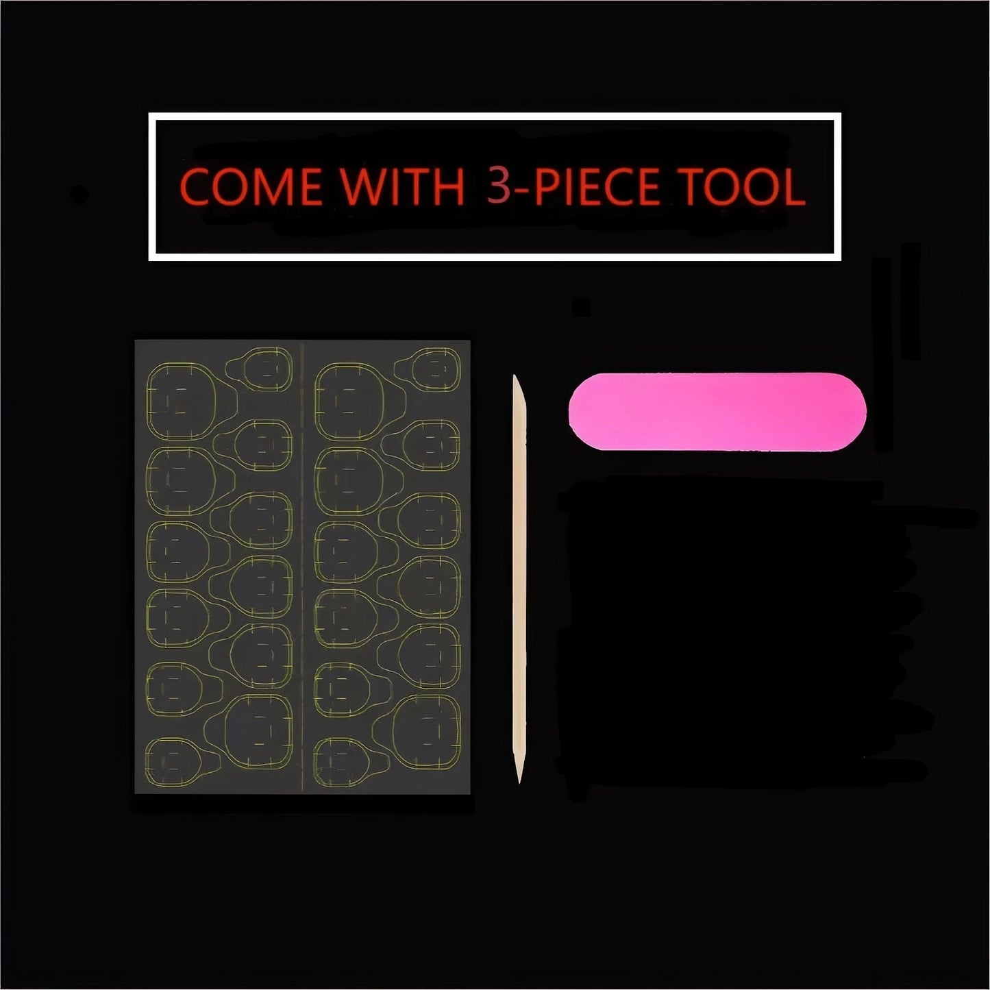 10pcs Long Luxurious nails