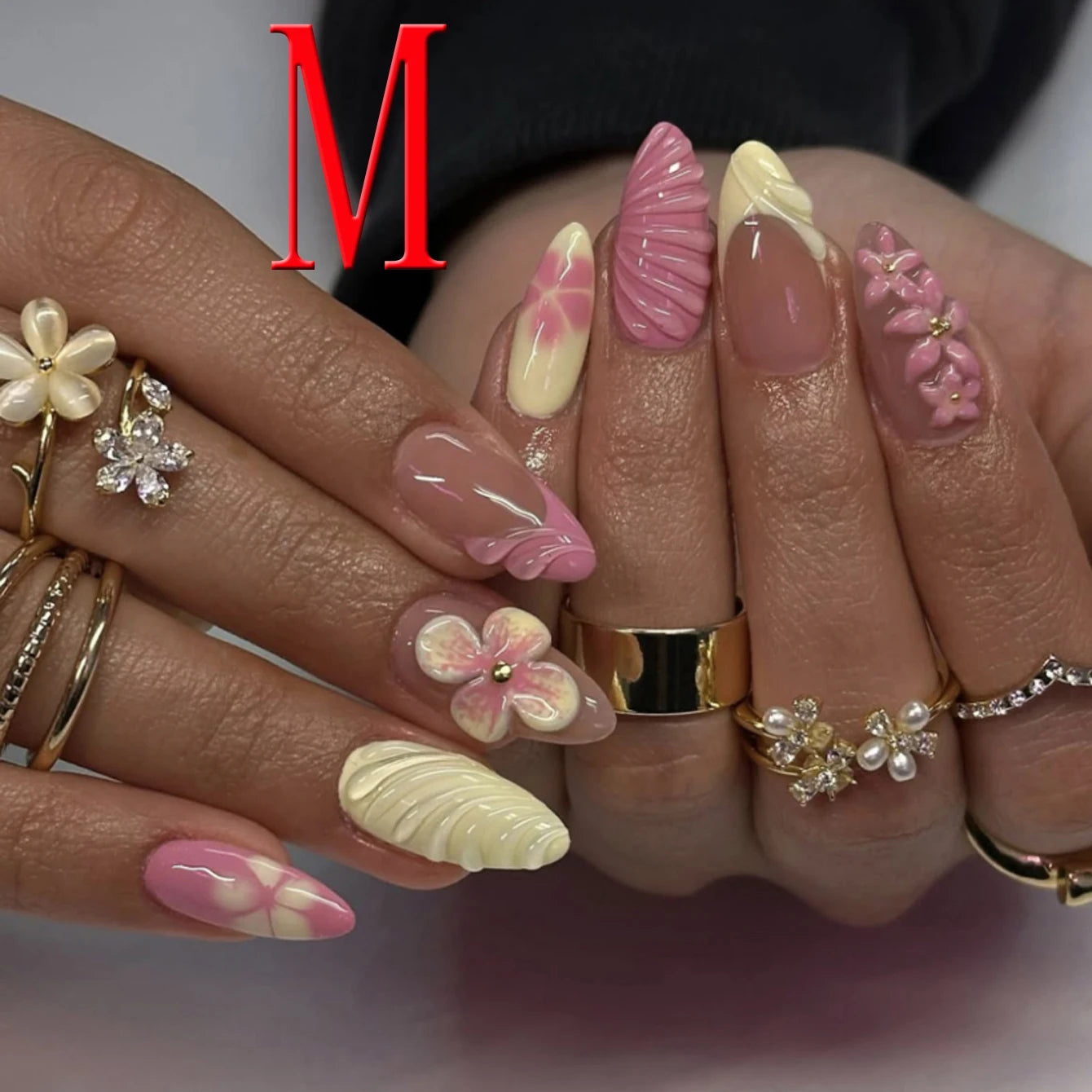 10PCS Almond Nail