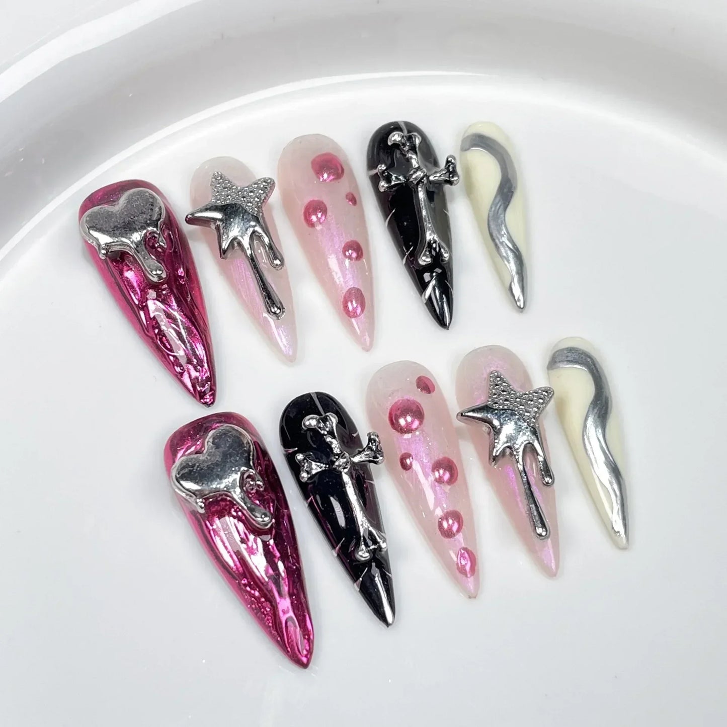 10P Almond Nails