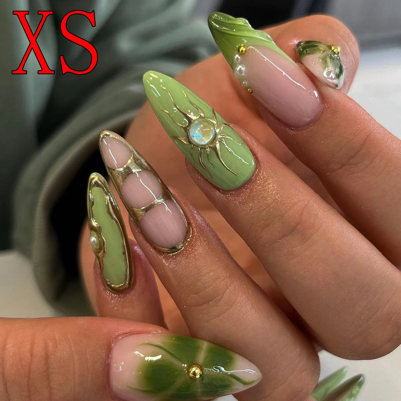 Long Almond Nails