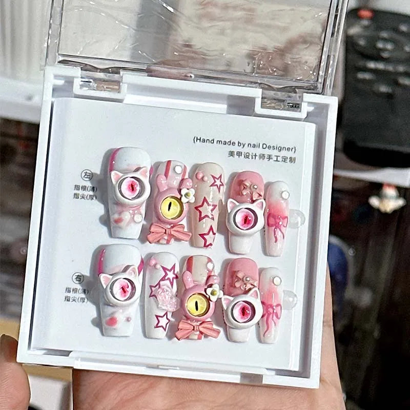 10Pcs Stars Nails