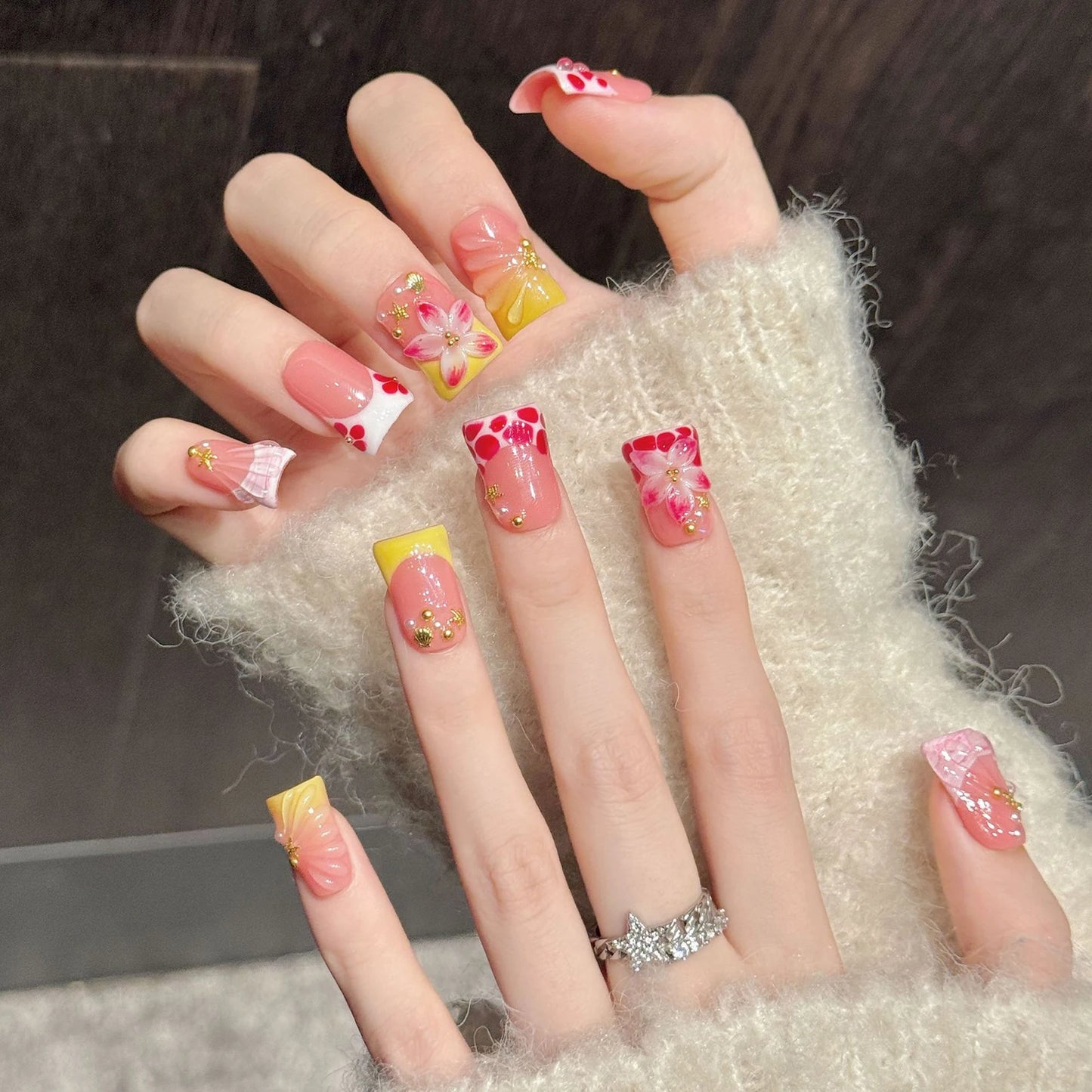 10p French Artificial Nails
